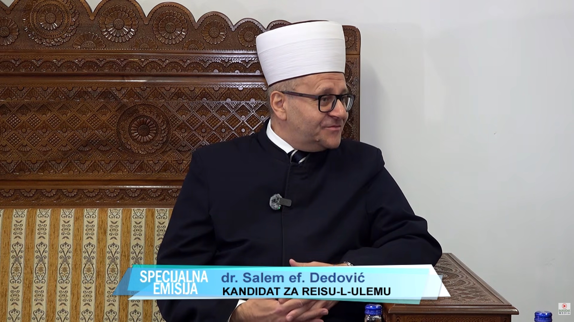Intervju za Sandžak TV: Kandidat za reisu-l-ulemu dr. Salem ef. Dedović - SPECIJALNA EMISIJA